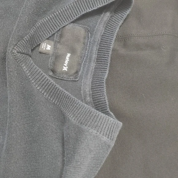 Mens Hurley V Neck Long Sleeve Cotton Sweater Sz M - Picture 12 of 12